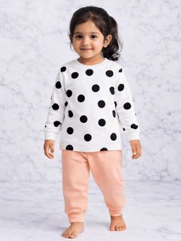Blumbuds - Girls Polka Dot T-Shirt With Pyjama
