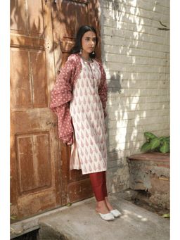 HERITAGE - Kurta With Pant And Dupatta (Set of 3)