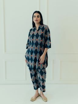 DIMPLE DESIGN STUDIO - Black Diamond Co-Ord (Set of 2)