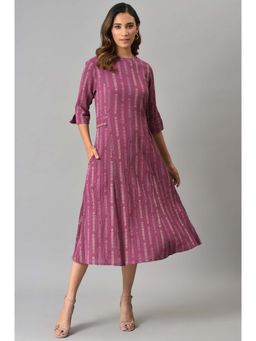 W - Pink Stripes Dress