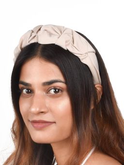 Joker and Witch - Joker & Witch Emmy Beach Beige Smocked Hairband