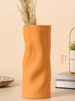 Bonhomie - Yellow Textured Ceramic Vase