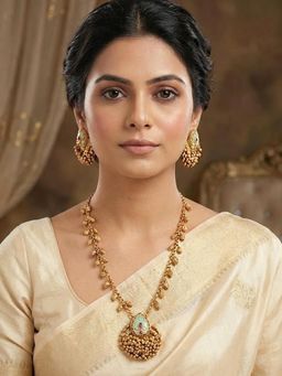 Adwitiya - Multi-Color Kundan Polki Traditional Jewellery Set