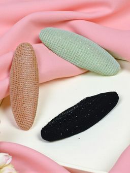 Accessher - Stylish Multi-Color Brooch (Pack of 3)