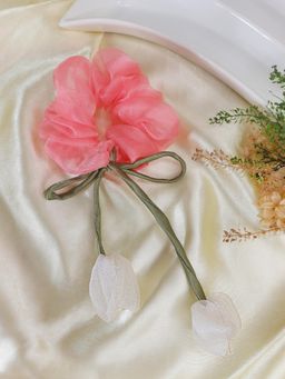 Soho Boho Studio - Tulip Blossom Flower Scrunchie