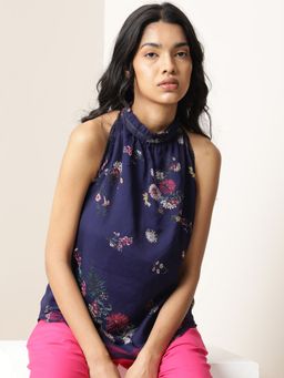 RAREISM - Delins Printed Blue Top