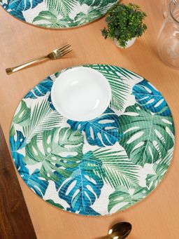 HOSTA HOMES - Digitally Printed Cotton Table Placemats Multi-Color