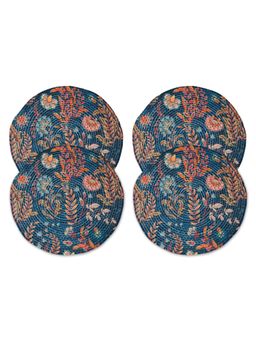 HOSTA HOMES - Digitally Printed Cotton Table Placemats Multi-Color (Pack of 4)