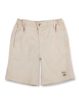 GJ Baby By Gini & Jony - Boys Beige Solid Bermuda
