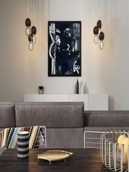 The Art House - Ink Minimal Abstract Painting Print