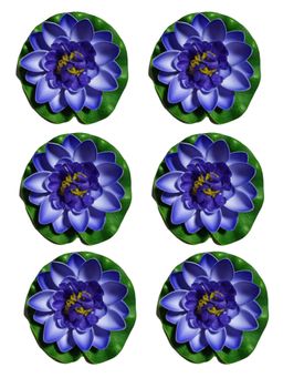 Homesake - Artificial Floating Lotus Flower Blue