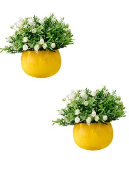 Homesake - Fake Rose Bunch Artificial Plant White