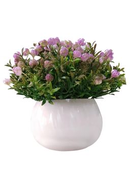 Homesake - Fake Rose Bunch Artificial Plant Violet