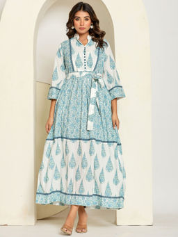 HOUSE OF JAMOTI - Costal Calm Cotton Dress