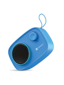 Portronics - Pixel 2 Wireless Bluetooth Portable Speaker With Micro Sd 3.5Mm Aux 3W Output (Blue)