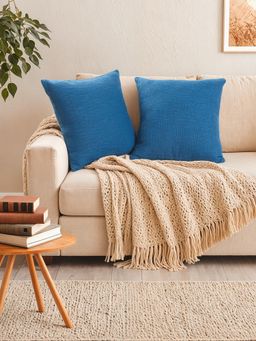 House This - Amodini Pack of 2 Cushion Covers -Blue