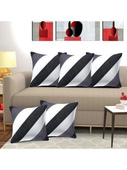 Creeva - Pack of 5 Silk Cushion Covers - Grey