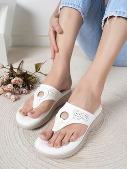 SCENTRA - Aimee Comfort Flat - White