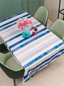Urban Space - Sicilia Dining Table Cover, Table Cloth Horizontal Stripes