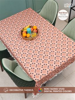 Urban Space - Sicilia Dining Table Cover, Table Cloth Chocolate Bouquet
