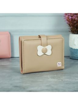 NFI Essentials - Pu Leather Mini Trifold Credit Card Holder Organizer Wallet