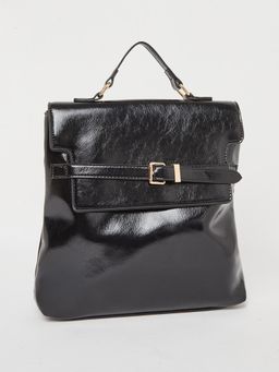 Styli - Women Black Belt Embellished Detail Backpack