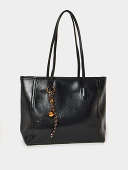 Styli - Women Black Solid Handbag