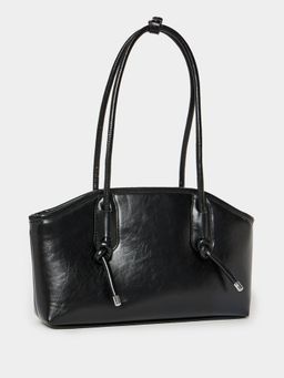 Styli - Women Black Solid Handbag