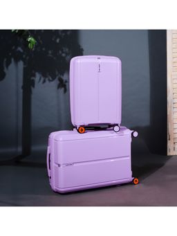 Nasher Miles - Unisex Purple The Line Hard-Sided Polypropylene Trolley Bags (Set of 2)