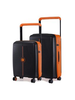 Nasher Miles - Unisex Black Dubai Hard-Sided Polypropylene Trolley Bags (Set of 2)