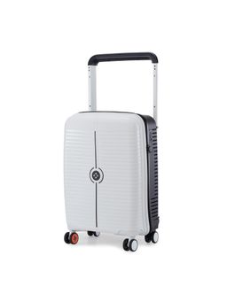 Nasher Miles - Unisex White Dubai Hard-Sided Polypropylene Trolley Bag
