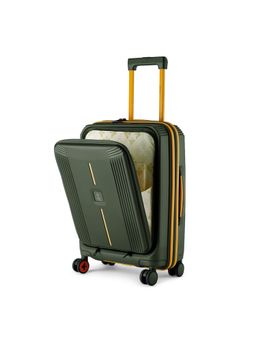 Nasher Miles - Unisex Green Alexandria Hard-Sided Polypropylene Trolley Bag