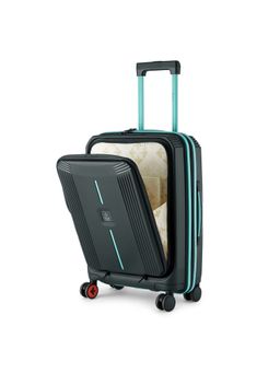 Nasher Miles - Unisex Grey Alexandria Hard-Sided Polypropylene Trolley Bag