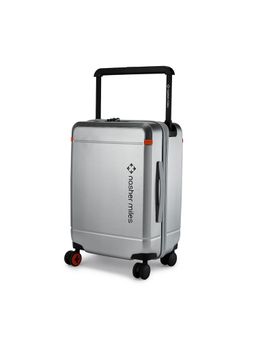 Nasher Miles - Unisex Grey Oslo Hard-Sided Polycarbonate Trolley Bag