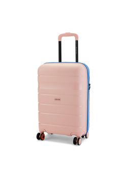 Nasher Miles - Unisex Peach Jupiter Hard-Sided Polypropylene Trolley Bag (S)