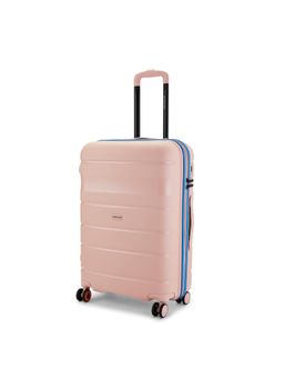 Nasher Miles - Unisex Peach Jupiter Hard-Sided Polypropylene Trolley Bag (M)