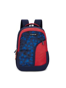 Nasher Miles - Unisex Red Tetris Polyester Laptop Backpack