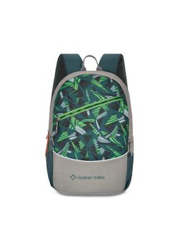Nasher Miles - Unisex Green Botany Polyester Laptop Backpack