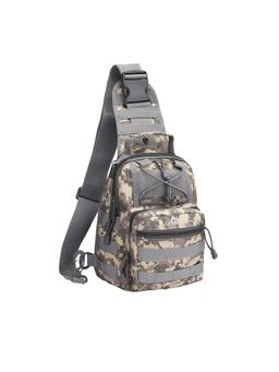 NFI Essentials - Unisex Grey Military Crossbody Bag