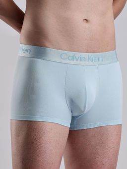Calvin Klein - Mens Blue Solid Trunk Blue