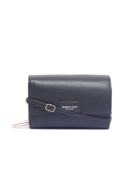 Kenneth Cole - Women's Black Sling Zip Around Sling Bag
