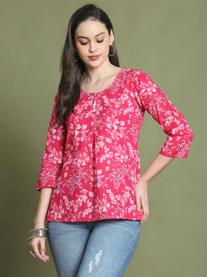 Mc - Jaipuri Short Top White
