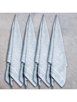 Himeya - Grey Zero Twist Bath Towel (Pack of 4) (L)
