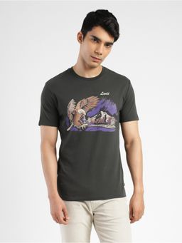 Levi's - Men Black Crew Neck T-Shirt