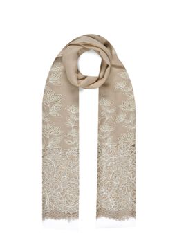 Janavi India - Nude Cascades in Cashmere Scarf