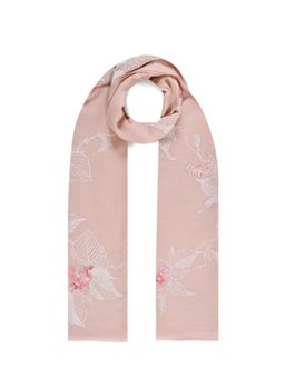 Janavi India - Nude Uniflorous in Merino Scarf