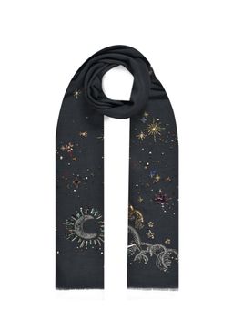 Janavi India - Grey Cassiopeia In Cashmere Scarf