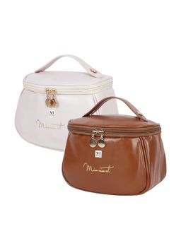 NFI Essentials - Cosmetic Travel Organizer Bag, Women's Portable Makeup Pouch (M)