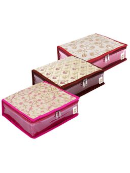 NFI Essentials - Jewellery Kit Organizer for Women Travel Cosmetic Makeup Pouches (M)