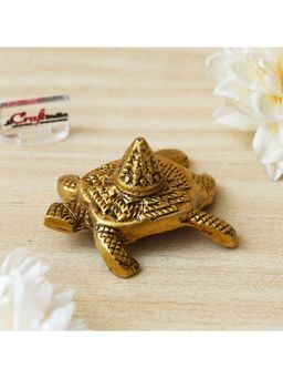 eCraftIndia - Meru Shree Yantra on Tortoise Statue Showpiece